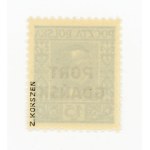 Port of Gdansk, Polish 240 fee stamp with overprint, 1930. guaranteed (169)