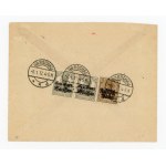 Warsaw, local letter delivered by city post office, delivery fee stamp for 6 gr., 1917. Guarantee (179)
