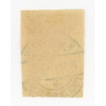 Warsaw City Post Office, half of a stamp cancelled on a cutout, 20.11.1915 (182)