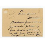 Brwinów, postal card with stamp for 10 zloty with local overprint, 1945 (199)