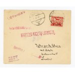 AEROLOT envelope from the first flight Lodz - Lviv, 1927 (222)
