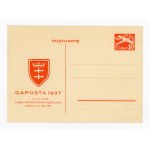 Free City of Gdansk, LUPOSTA International Airmail Exhibition card, 1937 (247)