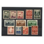 Poland, estaw of 12 pieces of uncancelled stamps, 1940s (272)