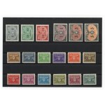 GG, set of 18 un-cancelled stamps (291)