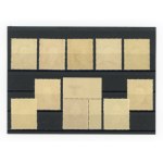 GG, set of 10 non-cancelled stamps (302)