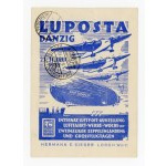 Graf Zeppelin, 1932. card sent from Danzig to Pforzheim (319)