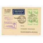 Graf Zeppelin, 1931. card sent from Budapest to Brazil (322)