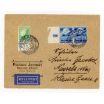 LZ 129 Hindenburg, 1936. air letter from Nowa Sól / Neusalz (Oder) to New York (328)