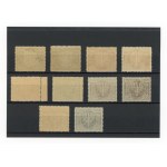 Large eagle on baroque shield, 1921-1923. stamp series with supplementary series (346)