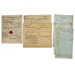 Wielkopolska, Śrem, Leszno set of postal documents. Total of 6 pcs. (456)