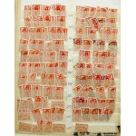 Klaser Poland, surcharge stamps cashable and non-cashable. Total approx. 2000 zn. (483)