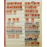 Klaser Poland, surcharge stamps cashable and non-cashable. Total approx. 2000 zn. (483)