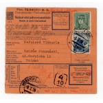 International remittance from the Czech Republic to Ostrów Wielkopolski, 1939 (495)
