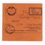 International remittance from the Czech Republic to Ostrów Wielkopolski, 1939 (495)