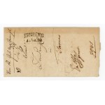 Letter with contents sent from Lviv to Tarnów, 1830 (496)