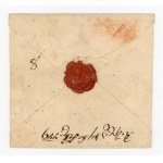 Envelope of a letter from Prussia to Hungary, 1779 (497)