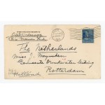 Letter sent from Marion (Indiana, USA) to Rotterdam, 1941. German censorship (516)