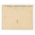 Letter with contents sent to chaplain of prisoner of war camp in France, 1946. censored (530)