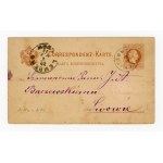 Postcard sent to J.A. Baczewski from Bukaczowce to Lviv, 1877 (536)