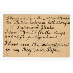 Postcard sent from Zakopane to London before 1910 (541)