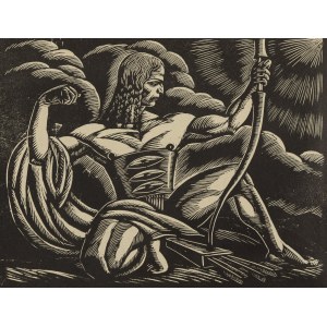 Władysław Skoczylas (1883 Wieliczka - 1934 Warsaw), Archer (Apollo). , 1924
