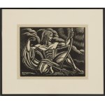 Władysław Skoczylas (1883 Wieliczka - 1934 Warsaw), Archer (Apollo). , 1924