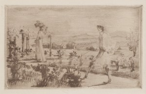 Józef Mehoffer (1869 Ropczyce - 1946 Wadowice), Zuchwały ogrodnik (I), 1912