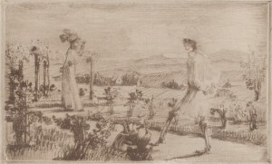 Józef Mehoffer (1869 Ropczyce - 1946 Wadowice), Zuchwały ogrodnik (I), 1912