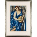 Tamara Lempicka (1894 Moscow - 1980 Cuernavaca, Mexico), Woman with Mandolin (Femme a la Mandoline), 1930