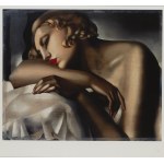 Tamara Lempicka (1894 Moscow - 1980 Cuernavaca, Mexico), "The Sleeping Girl".