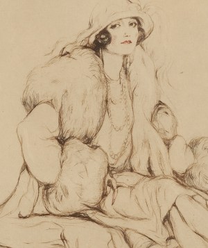 Aleksander Rzewuski (1893 - 1983 ), Maharani Kapurthali (Anita Delgado-Brionés)