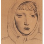 Moses (Moise) Kisling (1891 Cracovie - 1953 Paris), Jeune fille voilée