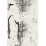 Pablo Picasso (1881 Málaga - 1973 Mougins), Le Peintre et son Modele (The Painter and his Model), 1964.