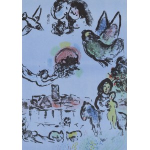 Marc Chagall (1887 Lozno near Vitebsk - 1985 Saint-Paul-de-Vence), Nocturne in Venice (Nocturne a Venice), 1963.
