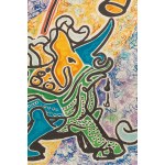 Salvador Dalí (1904 Figueres - 1989 Figueres), La Vierge et le Rhinoceros (The Virgin and the Unicorn) from the series Les Vitraux, 1974.