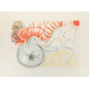 Salvador Dalí (1904 Figueres - 1989 Figueres), Élie et le char de feu, 1975