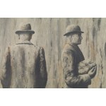 René Magritte (1898 Lessines - 1967 Brussels), Man of Stone (L'homme de pierre).