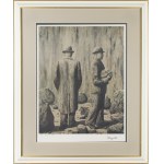 René Magritte (1898 Lessines - 1967 Brussels), Man of Stone (L'homme de pierre).