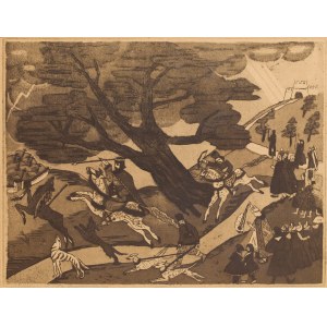 Maria Wolska-Berezowska (1901 - 1985), La caccia di Kazimierz W., 1931