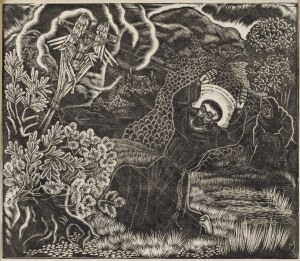Stefan Mrożewski (1894 Częstochowa - 1975 Walnut Creek, Stany Zjednoczone), Święty Franciszek, 1938
