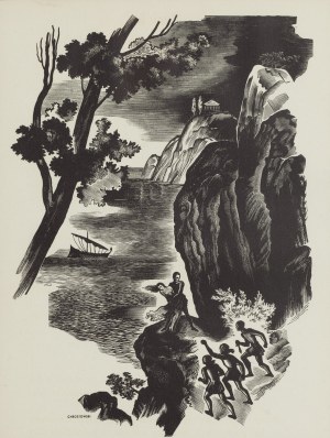 Stanisław Ostoja-Chrostowski (1897 Warszawa - 1947 Warszawa), Maryna porywana przez korsarzy, 1940
