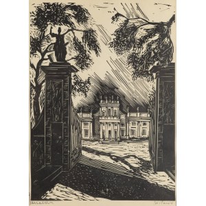 Stefan Rassalski (1910 Symons - 1972 Warsaw), Wilanów from the portfolio Warsaw, ca.1960