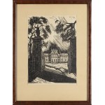 Stefan Rassalski (1910 Symons - 1972 Warsaw), Wilanów from the portfolio Warsaw, ca.1960