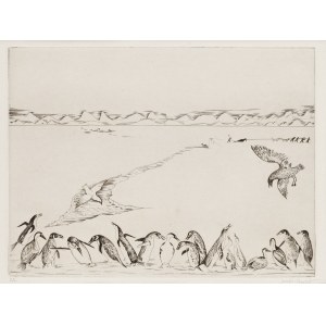 Joseph Hecht (1891 Łódź - 1952 Paryż), Ameryka z cyklu Atlas, 1928
