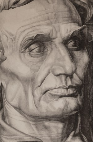 Stanisław Szukalski (1893 Warta k. Sieradza - 1987 Los Angeles), Lincoln, 1940