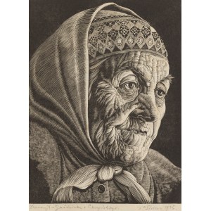 Paweł Steller (1895 Hermanice - 1974 Katowice), Gaździnka z Cieszyńskigo, 1936