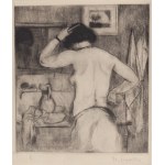 Eduard Einschlag (1879 Lipsk - 1945 ), Poranna toaleta, lata 20.-30. XX w.