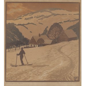 nieznany, Narciarz