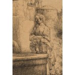 Rembrandt van Rijn (1606 Lejda - 1669 Amsterdam), Chrystus i Samarytanka przy studni, 1657