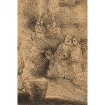Rembrandt van Rijn (1606 Lejda - 1669 Amsterdam), Chrystus i Samarytanka przy studni, 1657